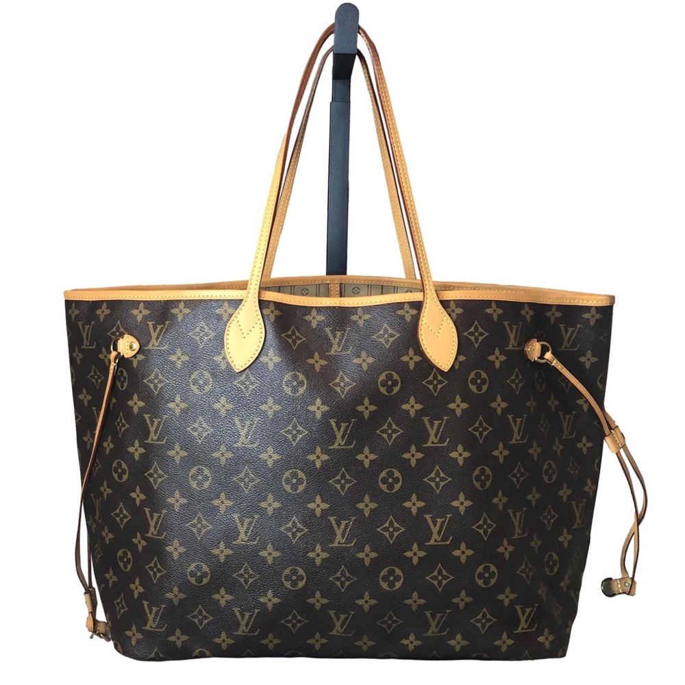 LOUIS VUITTON Monogram Neverfull GM Tote Shoulder Bag ORGANIZER, DUST BAG, COA